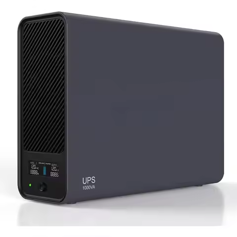 1000VA/800W Lithium UPS, Pure Sine Wave, 8 Outlets, Color LCD, 230Wh LiFePO4 Backup for PC/Home Offi