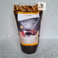 Saus LADA HITAM BLACKPEPPER 1kg Sauce My Taste 1000gr Black Pepper Mytaste Saos Instan