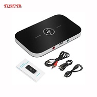 [Bilibili1] DC 5V/0.5A Heavy Duty 2-in-1 Bluetooth 5.0 Transmiter and Receiver A2DP Black