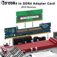QUENNA Laptop SO DDR4 RAM to Desktop DDR4 Adapter Card Memory Tester SO DIMM 4 to DDR4 Converter Sup