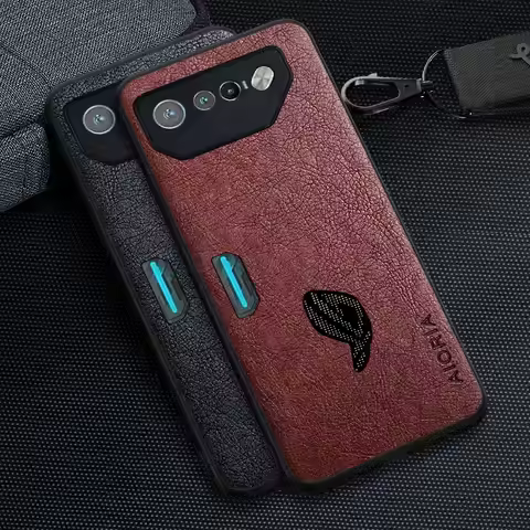 Case for Asus ROG Phone 7 6 funda classical premium pu leather cover for asus rog phone 6 case coque