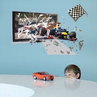 Wallstiker Wallsticker Wallpaper Sticker Wall Stickers Frame F1 Racing Home Room Decoration