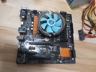 ASRock 主機板連 CPU 風扇、火牛、光碟機