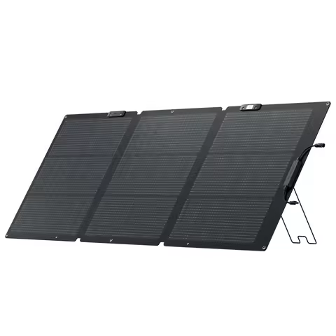 ECOFLOW Portable Solar Panel, Foldable with Carry Case, High 23% Efficiency, IP68 Water & Dustproof 