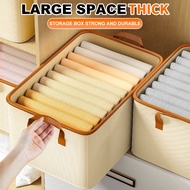 18/25/32/42/53L Wardrobe Organizer Foldable Clothes Storage Box Stackable Desk Organizer Box Basket