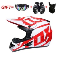 Cross-Mirror Motorcycle Helmet Men's Universal Full Helmet Mountain Bike Helmet Unique Color Kart Bi