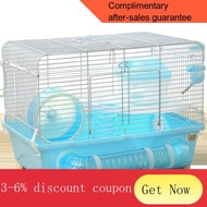 ! Stock 47Foundation Cage Hamster Base Cage Hamster Djungarian Hamster Pipe Play Cage  Running Wheel Color Random