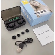 F9 TWS Bluetooth Earphones Wireless Headphone 9D Stereo Sports Waterproof Earbuds Headsets With Micr