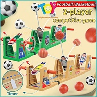 Multi Player Game Children's Swinging Board Games Basketball / Football Table Bouncing Game for 2-pl