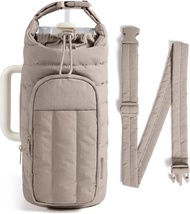 BAGSMART Water Bottle Holder Bag with Strap 40/32 oz Crossbody Bag Gym Accessories Sling Purses for 