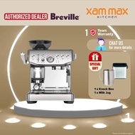Breville - BES876 Barista Express Impress Espresso Coffee Machine with Smart Tamping