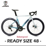 java fuoco disc carbon size 48 blue white