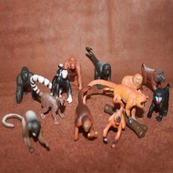 Safari Genuine Bulk Goods Simulation Wildlife Model Toy Monkey Baboon Orangutan etc 12 Pieces Packag