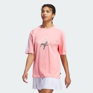 adidas Golf Ultimate Oversized Graphic Tee Women Pink JF9166