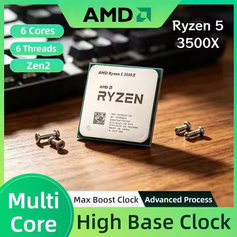 AMD Ryzen 5 3500X 6 Core 6 Thread 3.6GHz Boost 7nm 65W L3 32M Cache AM4 Desktop Processor Without Pa