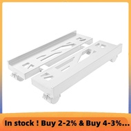 Computer Tower Stand Adjustable Computer Stand PC Tower Stand with 4 Caster Wheels Fits Most PC, Und