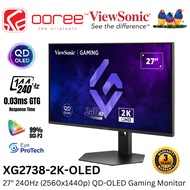 VIEWSONIC 27" XG2738-2K-OLED 240Hz QD-OLED / XG270 Gaming Monitor with 0.03ms, HDR10, Built in Speak