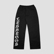 HITAM Lessegos Longpants Terry Trousers Black Drown