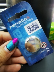 CR2450 Renata CR2450N 3V Battery Lithium 2450 ถ่านกระดุม แพ็ค 1 ก้อน CR-2450