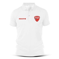 Men's T-shirt Ducati sports motorcycle collar T-shirt Polo shirt