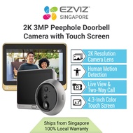 EZVIZ DP2 2K (3MP) Peephole Doorbell