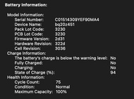 Macbook air m1 16+512