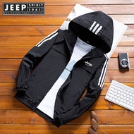 JEEP SPIRIT 1941 ESTD 2022 summer ultra-thin breathable sunscreen clothing mens loose Korean version