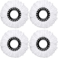 4 Pack Mop Replacement Heads for 360 ° Spin Mop, Microfiber Spin Mop Refills, Easy Cleaning Mop Head