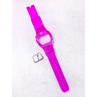 Bnb Gshock DW5600 PINK CLEAR Strap Besel Casio G-shock