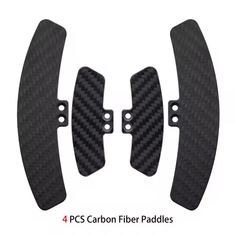 4 Carbon Fiber Paddles for Fanatec ClubSport Magnetic Shifter Module Available