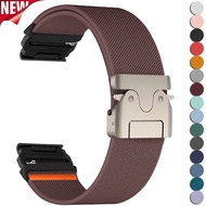 22mm 26mm Nylon band For Garmin Fenix 7 Pro /Epix Pro 47mm Replacement Strap for Fenix 7X Pro / Inst