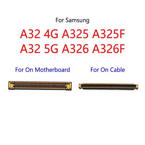 2PCS/Lot For Samsung Galaxy A32 4G A325 A325F 5G A326 A326F LCD Display Screen FPC Connector Port On