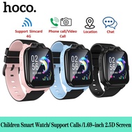 【Support Calls】HOCO Y104 4G Kids Smart Watch Children Phone Watch 1.69-inch 2.5D Screen Support GPS 