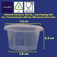 Thinwall Container 300ml / Cup 300ml Satuan / Wadah Microwave 300 ml