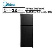 Midea 240L 2 Door Inverter Refrigerator MDRT307MTB28 Fridge 冰箱 No Frost Manufacture Warranty (PETI SEJUK/冰箱/冰柜)