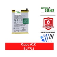 Oppo A1K CPH1923 BATTERY BLP711 BATERI REPLACEMENT