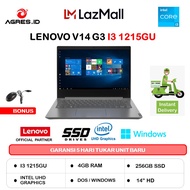 Laptop LENOVO V14 G3 CORE I3 1215GU RAM 4GB 256GB SSD DOS 14" GARANSI RESMI 2 TAHUN LENOVO