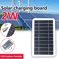 DIYMORE 5V 2W Solar Panel Output USB Outdoor Portable Solar System Mobile Phone Chargers solar panel battery module generation board