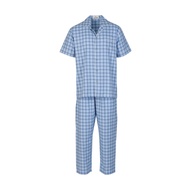 JOHN HENRY UNDERWEAR Sleepwear  ชุดนอนแขนสั้น รุ่น JU JU6050SL สีฟ้า
