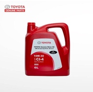TOYOTA น้ำมันเครื่องกึ่งสังเคราะห์ 10W-30 CT4 ขนาด 6 ลิตร