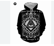 3D HOODIE-  XZX180305   Freemason Masonic Lodge Freemasonry All Over Print Hoodie 02