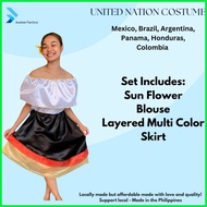 ☩ ◴ Haps Factory United Nation UN Costume Mr and Ms Mexico Brazil Honduras Panama Argentina Spain