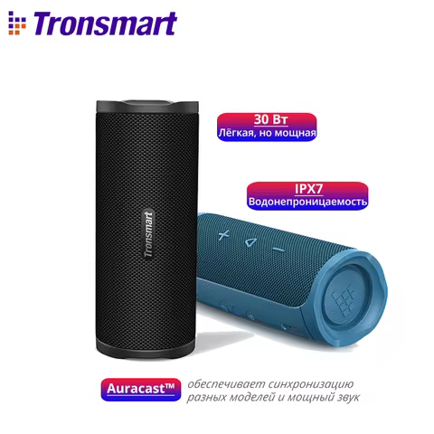 Tronsmart Mirtune C3 Bluetooth Speaker with Auracast™ Sync, IPX7 Waterproof, 30W Power, BT 6.0, Camp