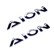 2024 2025 Aion V Gen 2ดัดแปลงโลโก้สีดำ AION ตัวอักษรด้านหน้าและด้านหลังป้ายตัดสติกเกอร์