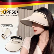 SUNNY VALLEY Foldable Wide Brim Anti-UV Sun Hat Women Visor Beach Baseball Cap Topi Pantai Perempuan