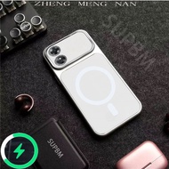 Suitable for OPPO A17 OPPO A17K OPPO A97 5G OPPO A60 New color circle large window frosted silver ph