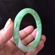 doutie9p.my Imitation Jade Bracelet Green Women's Vintage Round Bracelet Ladies Jewelry Gift MY