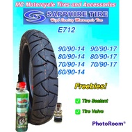 ❐❍❖SAPPHIRE TIRE (Size 14 &amp; 17)free Sealant &amp; pito