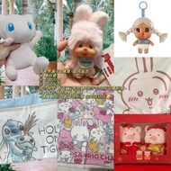 「價錢睇產品描述」文盲勿擾‼️ 兔monchhichi公仔掛飾 monchichi｜寵物小精靈夢幻公仔 超夢公仔 加錢轉 夢幻畢業公仔 超夢畢業公仔｜黑皮孖辮妹cry baby公仔掛飾 crybaby