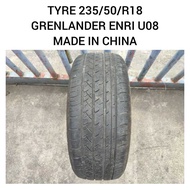 🇯🇵🇯🇵  Tyre 235/50/R18 Grenlander Enri U08 Tyre / Tayar / Tire